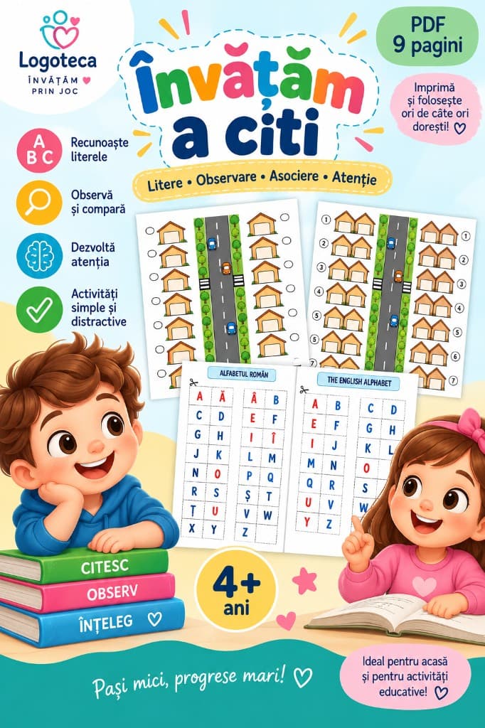 Copertă: Învățăm a citi